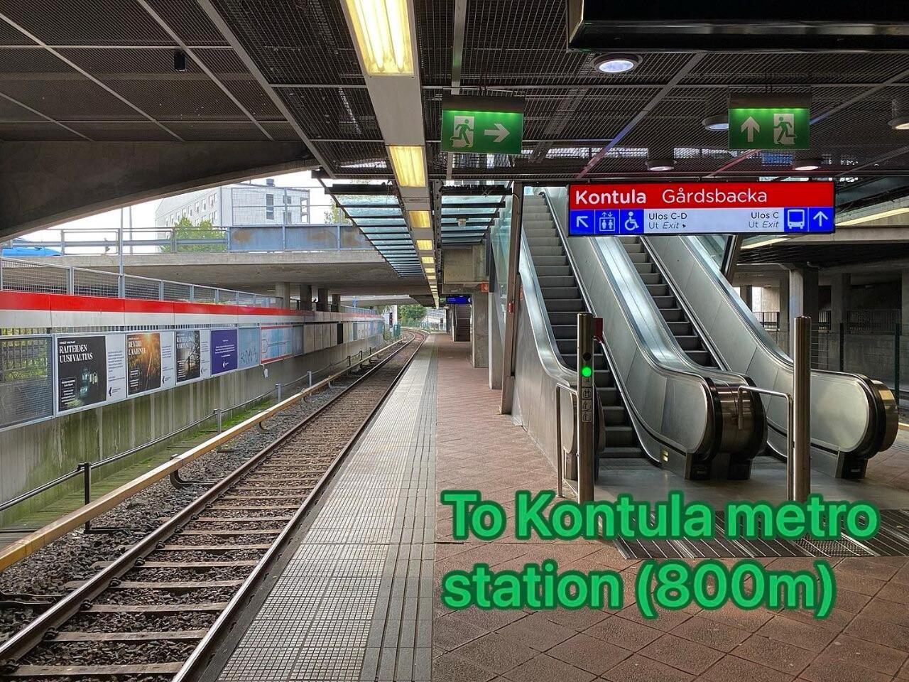 Modern Studio, Private Free Parking ,Near Metro Хелзинки Екстериор снимка